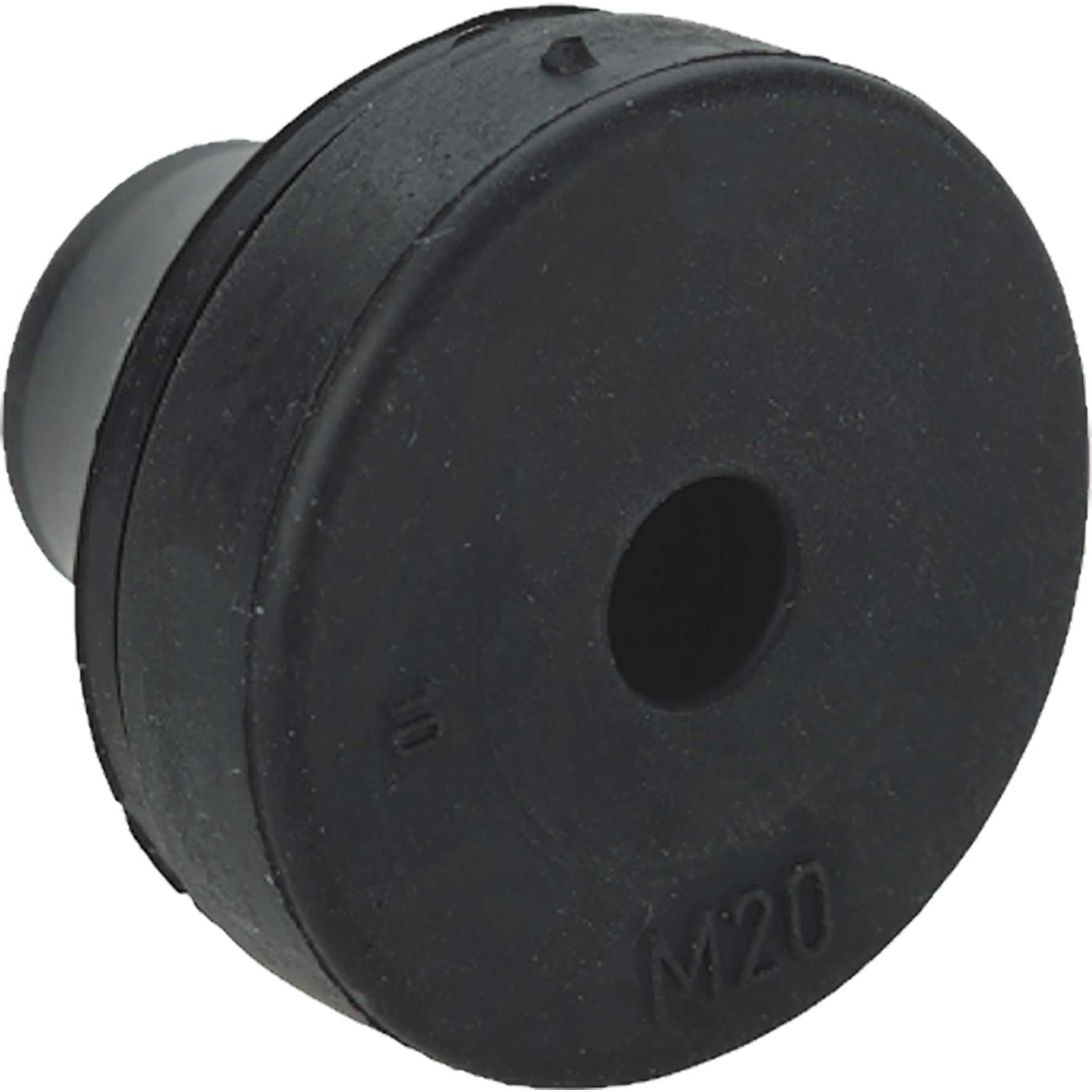 Quickseal Kabeleinführungstülle für M12, Schwarz RAL 9005 Kabel Ø 4.0-7.0 mm