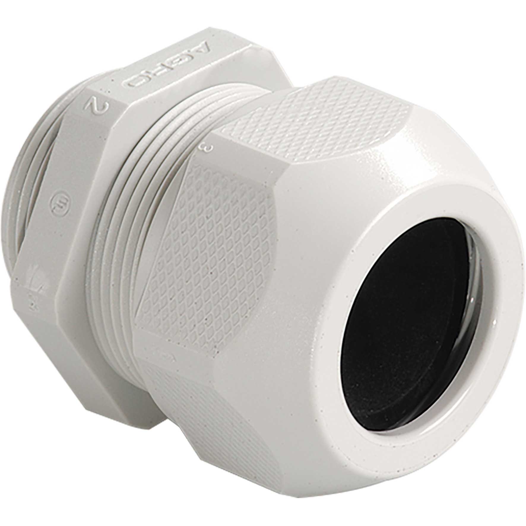 Kabelverschraubung Syntec Kst. M32x1.5, Kabel Ø 17.0-25.0mm (UL 19.5-23.0mm), hellgrau RAL 7035