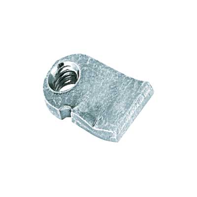 Ściana szczelinowa, metalowy uchwyt wymienny, z gwintem wewnętrznym M3 x 1,5, wymiary 7 x 13 mm