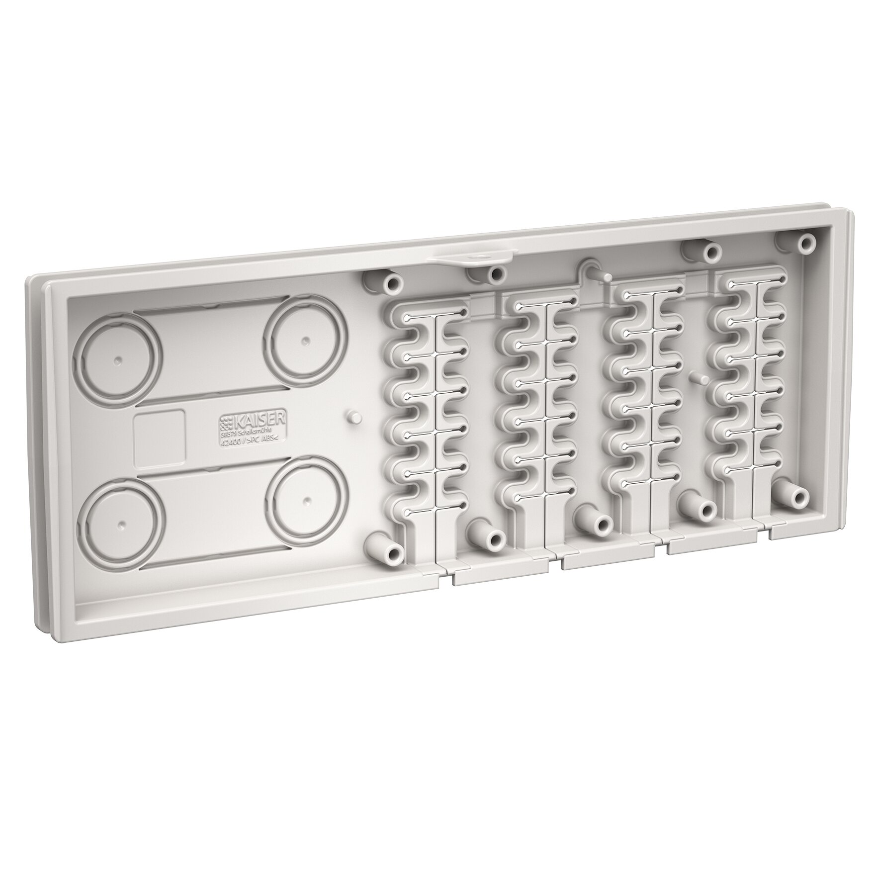 Gf-GV FlexBox Connect Wandmodul B Ausbruch 4 x M20, M25, 48 Patchkabel