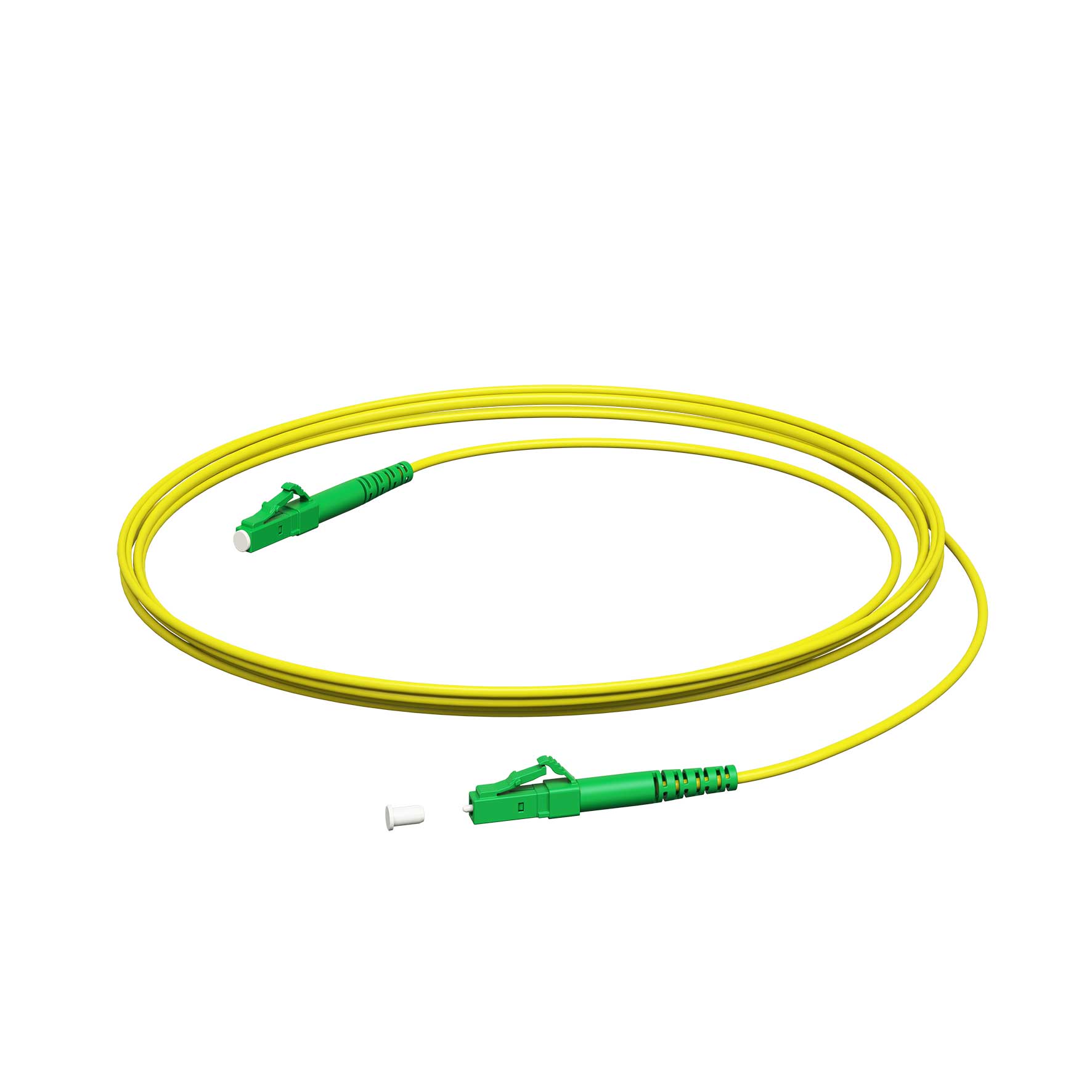 Patchkabel LC/APC-LC/APC, SX, G.657.A2, LSZH, gelb, 2,0 m
