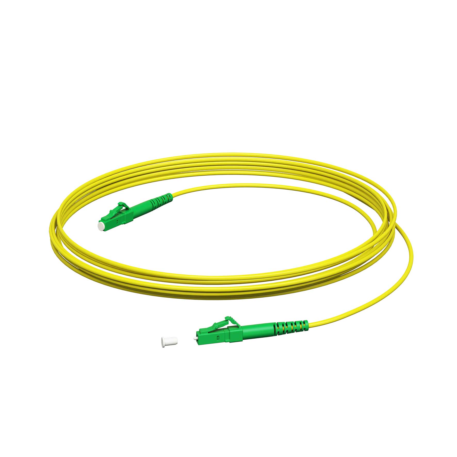 Patchkabel LC/APC-LC/APC, SX, G.657.A2, LSZH, gelb, 5,0 m