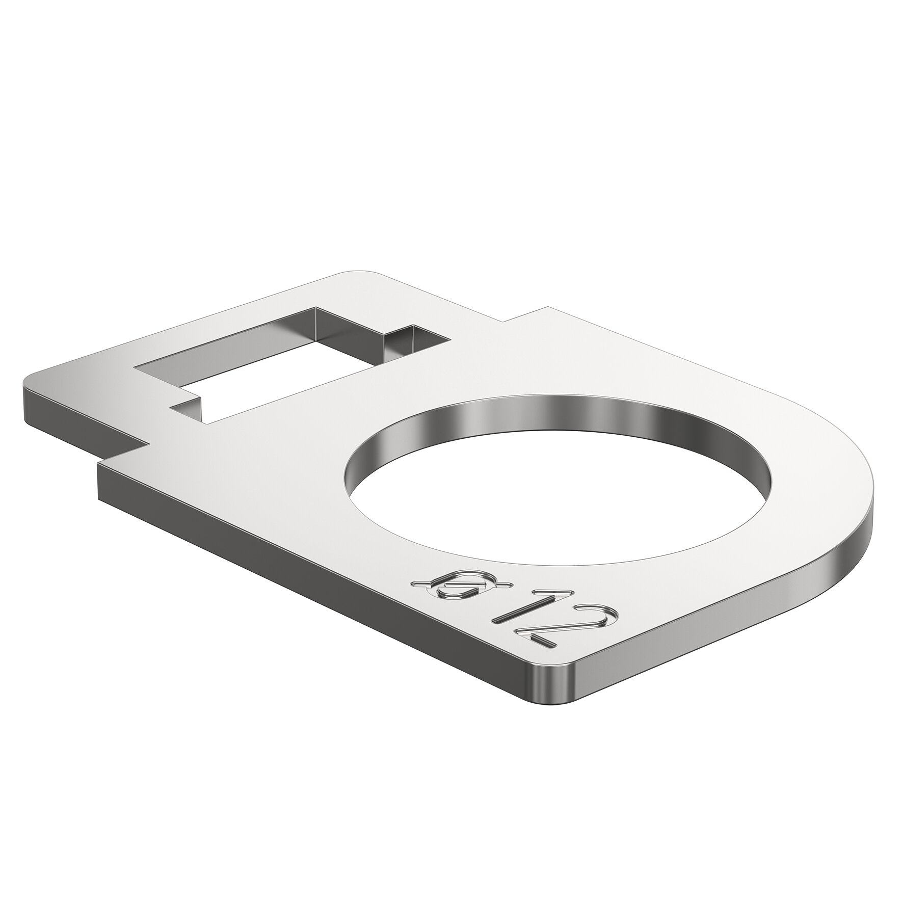 Kipplasche 12mm, für Mikrorohre 12mm