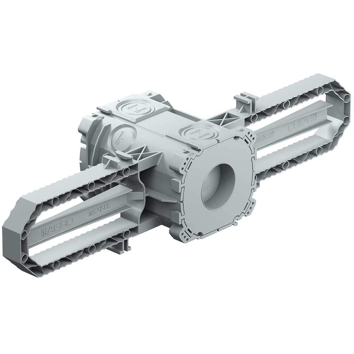 Puszka montażowa do betonu Prefix® 1×1 / Ø 30 mm