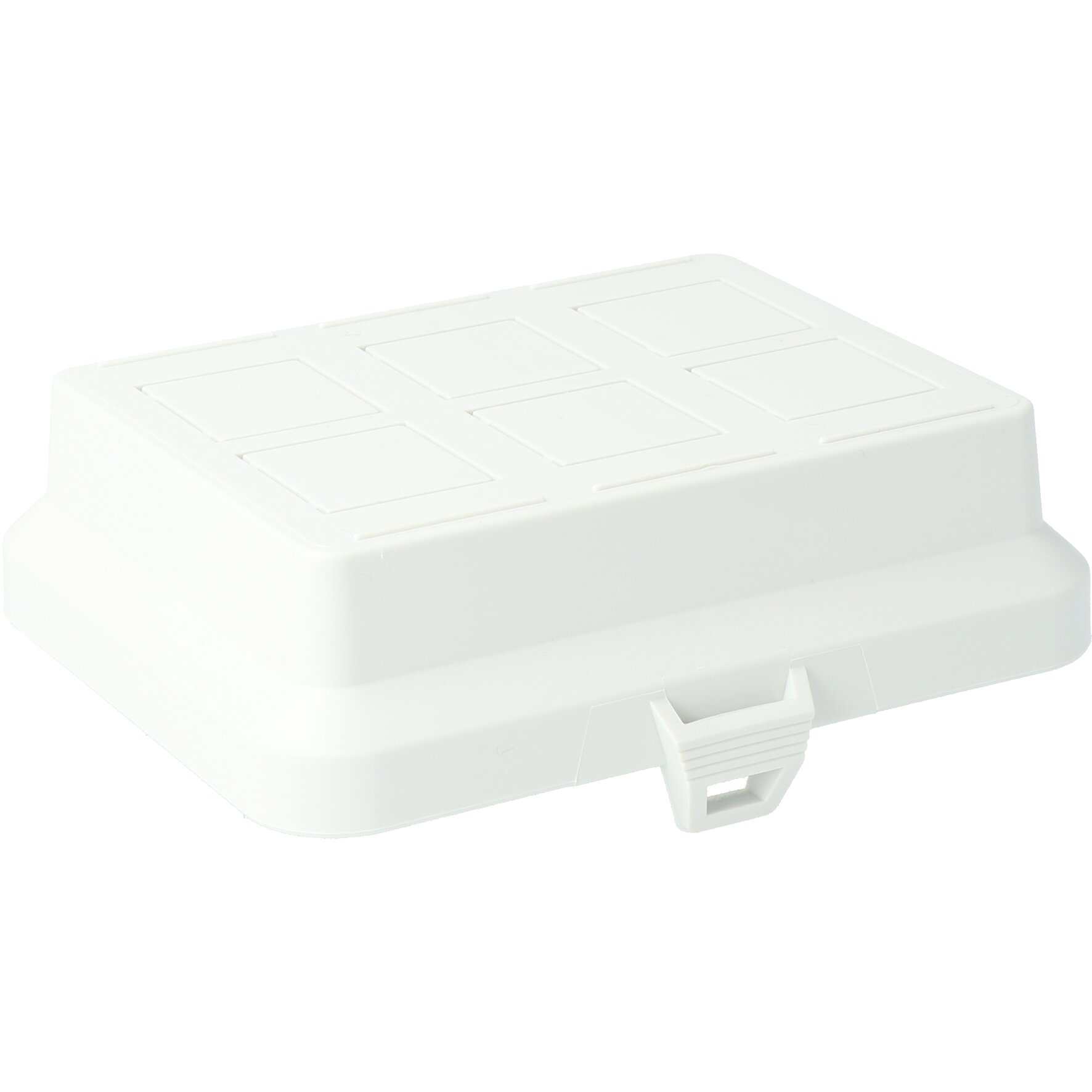 Steckbar Frontteil AK2 Data standard,, unbestückt, für max. 6 Module, 125x100x35 mm, lichtgrau