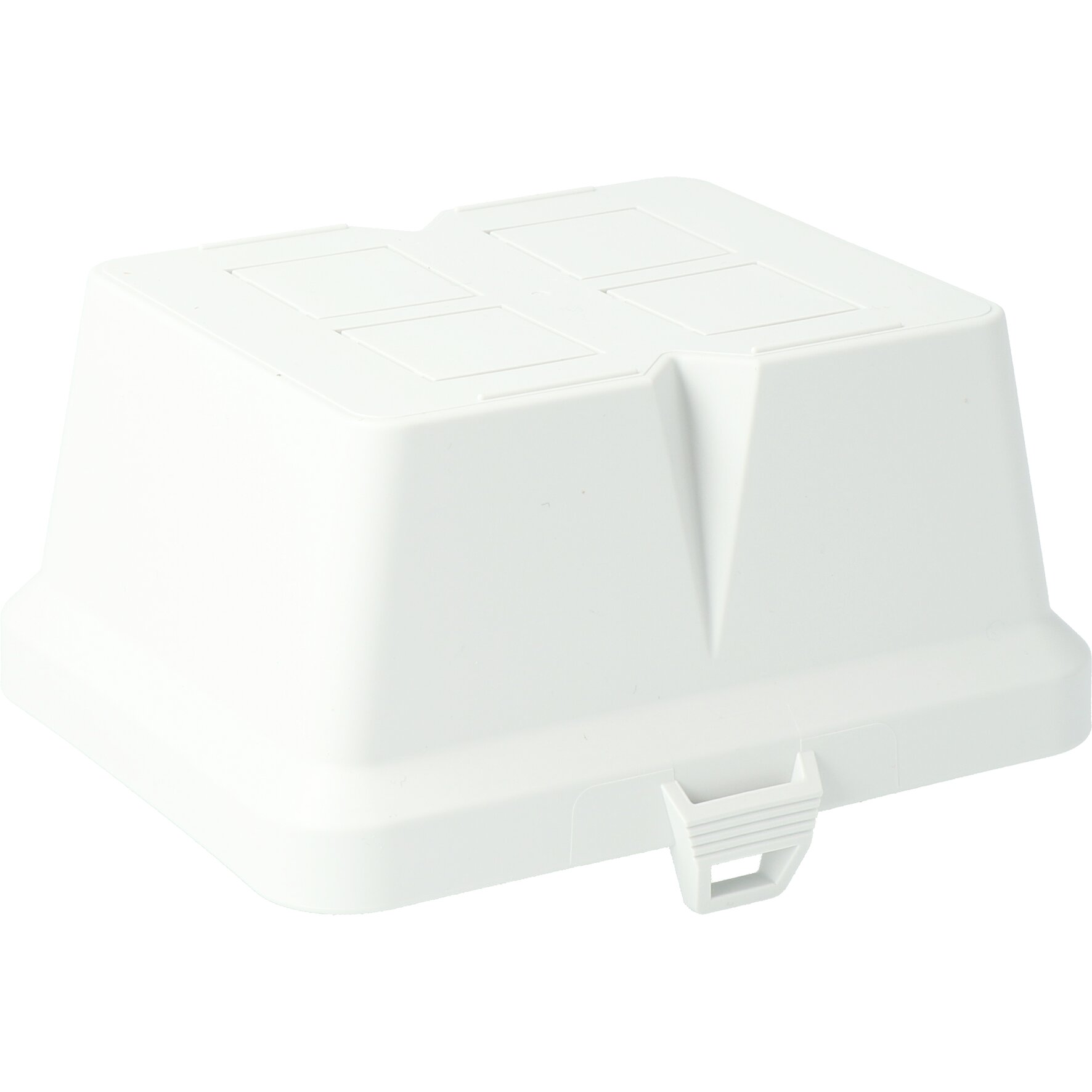 Steckbar Frontteil AK2 Data hoch,, unbestückt, für max. 4 Module, 125x100x60 mm, lichtgrau