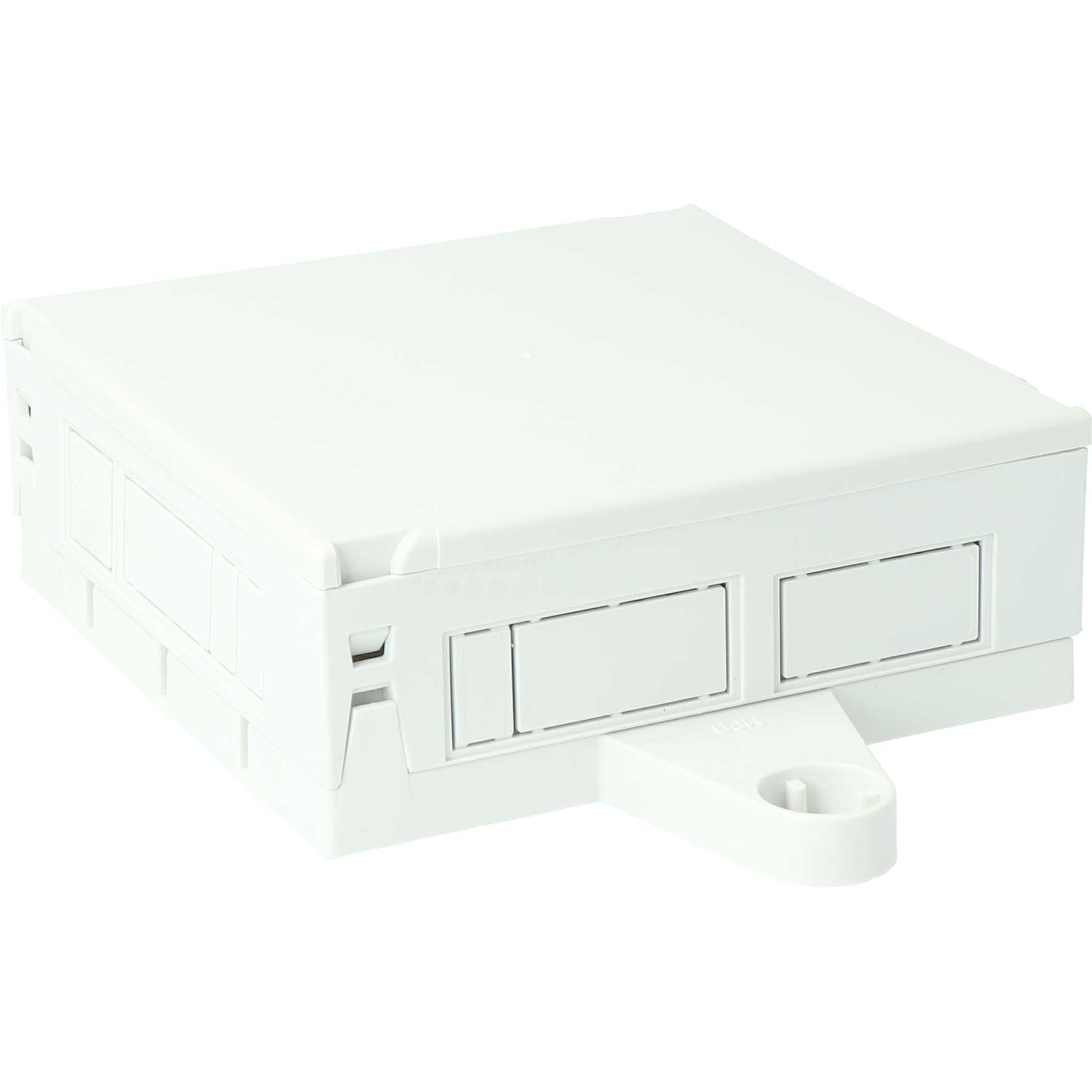 Steckbar Gehäuse Multi-PD, unbestückt, M20, GST18/WINSTA MIDI 3/4/5-pol, BST14, 120x120x45 mm, lichtgrau
