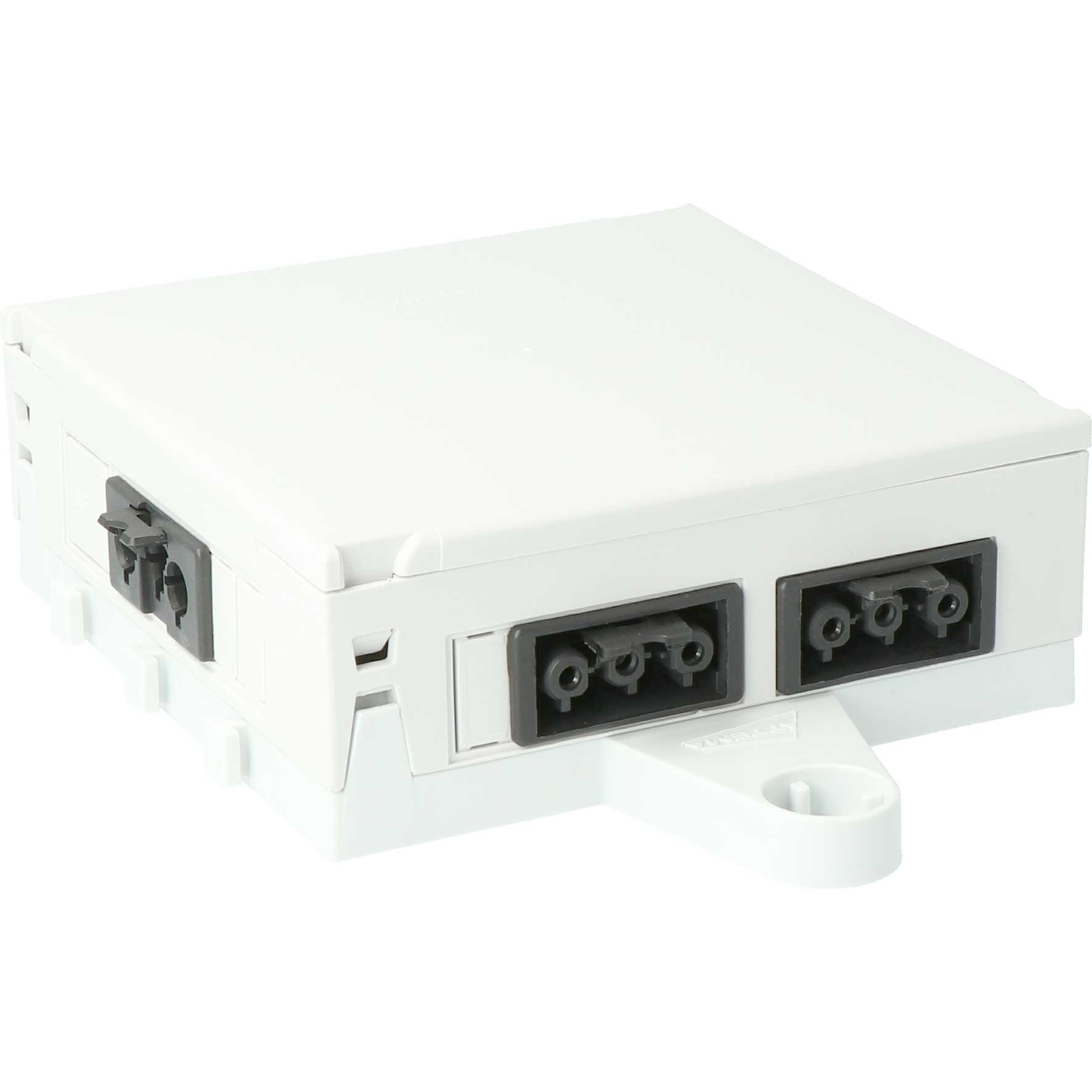 Steckbar 100% Gehäuse Multi-PD, Wieland, in:3pol sw, out:4x 3pol sw, 120x120x45 mm, lichtgrau