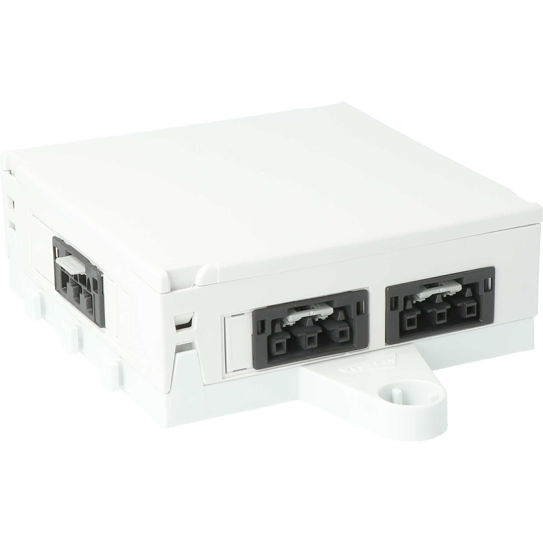 Steckbar 100% Gehäuse Multi-PD, WAGO, in:3pol sw, out:4x 3pol sw, 120x120x45 mm, lichtgrau